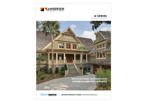 screenshot of andersen a-series coastal product guide cover
