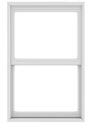 andersen exterior white double hung window