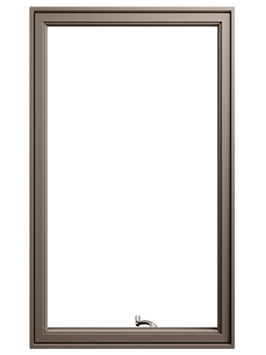 Terratone 400 Series Casement window exterior