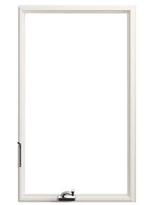 White 400 Series Casement window interior