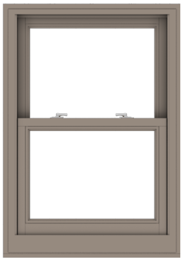 andersen e series double-hung window with sandtone trim