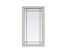 Andersen Windows Grilles Prairie Pattern